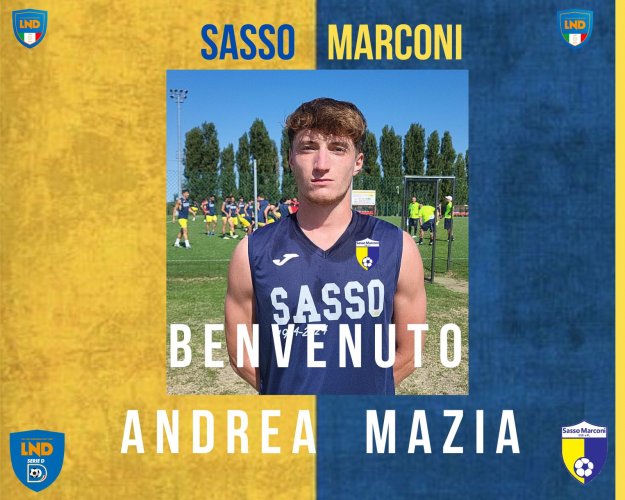 Sasso Marconi: Per l'attacco arriva Andrea Mazia