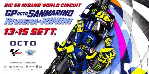 E’ un omaggio a Valentino Rossi il poster ufficiale del Gran Premio Octo di San Marino e della Riviera di Rimini