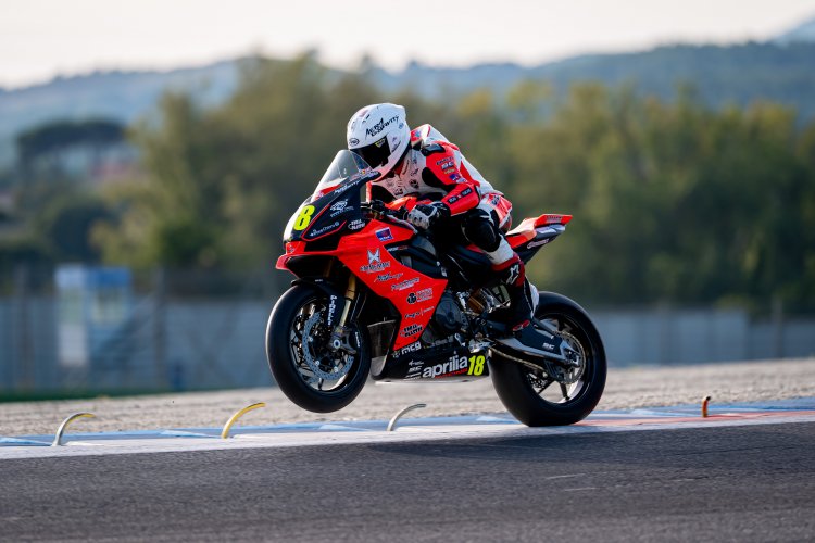 Il Team MGIM Corse chiude in P4 nel Trofeo Aprilia RS 660