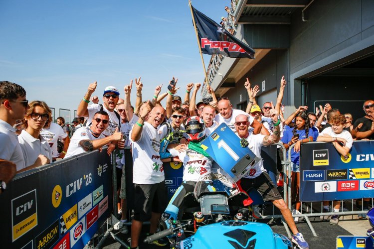 Dunlop CIV: Filippo Bianchi campione italiano Sportbike  a Cremona