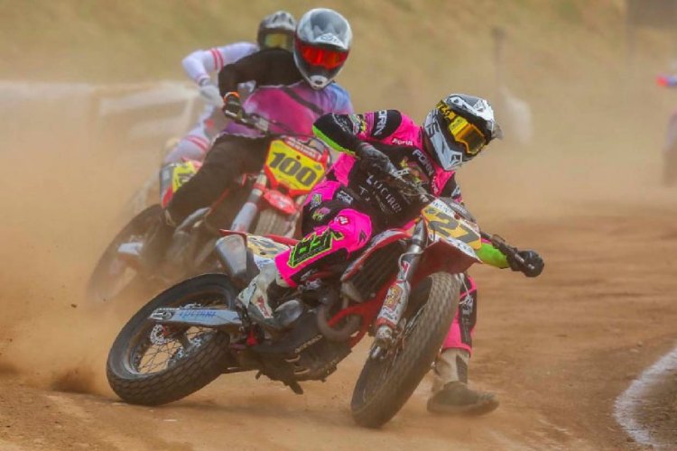 Riprende l'italiano Flat-Track: si corre a Boves con il team  VFR  leader delCampionato