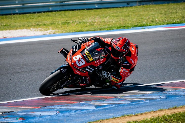 CIV Misano: prima giornata di prove per Davide Stirpe. Spinelli out per infortunio