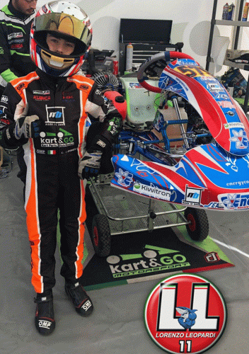 Karting 49^ trofeo delle industrie: Lorenzo Leopardi esordisce nella categoria 60 mini internazionale