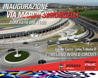 Domani a Misano adriatico l’inaugurazione di via Marco Simoncelli