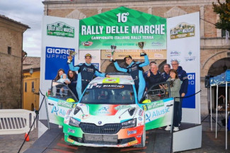 Angelo Pucci Grossi  quarto assoluto al Rally delle Marche