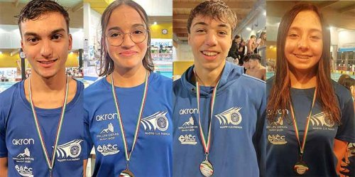 Nuoto Sub Faenza: quattro podi e l’ottavo posto per societ� per i nuotatori a Carpi.