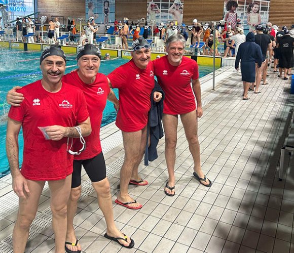 Nuoto Master: pioggia di medaglie per la Sport Center Polisportiva ai Campionati Regionali