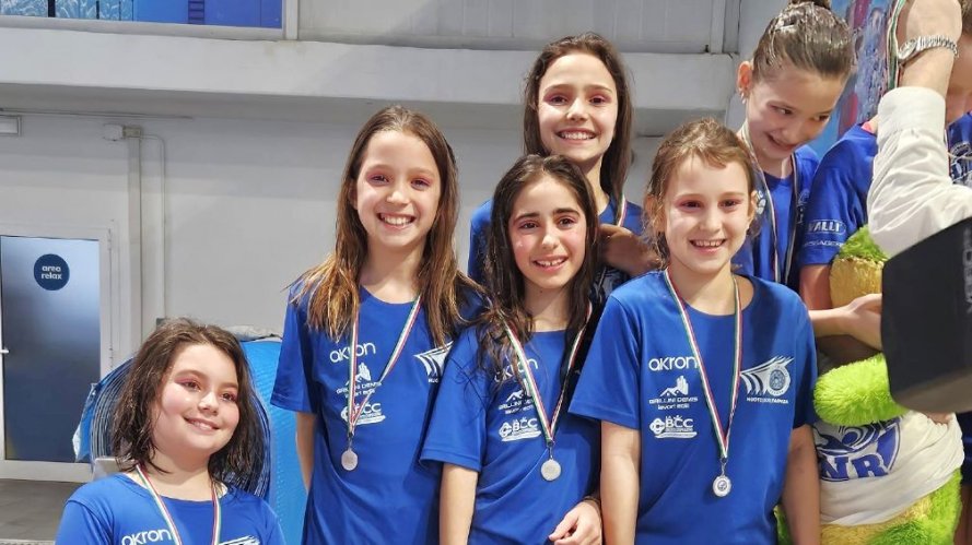 Nuoto Sub Faenza: doppio argento per la nuotatrice Elena Coveri e la sincronette Gaia Assirelli.