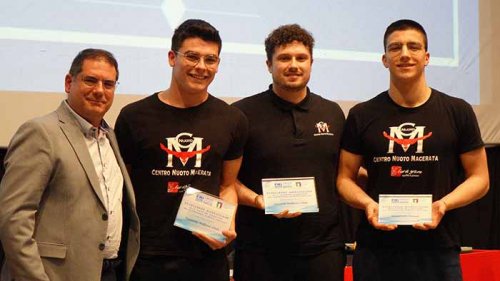 Centro Nuoto Macerata : FIN Marche ha premiato gli atleti biancorossi migliori nel Salvamento