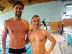 Il campione Luca Dotto in allenamento allo Stadio del Nuoto di Riccione