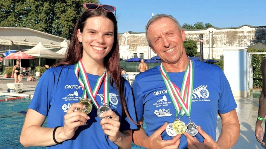 Nuoto Sub Faenza: Sofia Salaroli e Stefano Schiumarini nelle “top ten” europee di rendimento dei nuotatori Master.