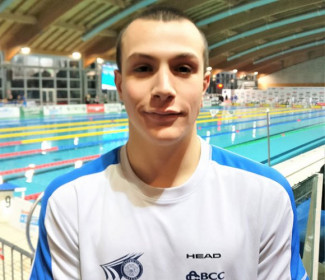 Michele Busa in evidenza al Campionato italiano di nuoto