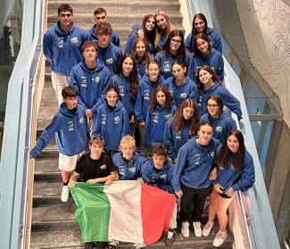 Belle prove dei nuotatori faentini a Schw�bisch Gm�nd