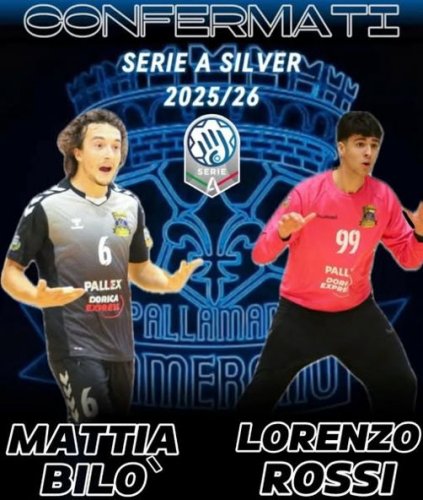 Pallamano Camerano conferme per Mattia Bil� e Lorenzo Rossi