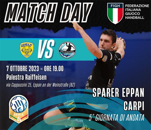 Serie A Gold - Eppan vs Carpi 38-31