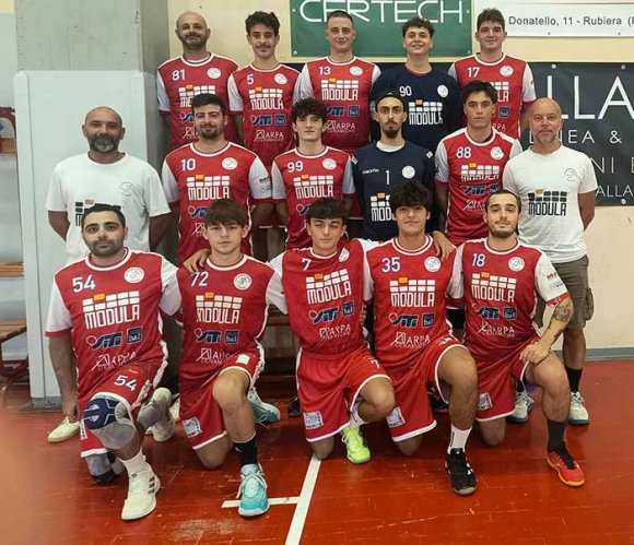 Serie B maschile, Modula Casalgrande d'argento davanti al pubblico di casa.