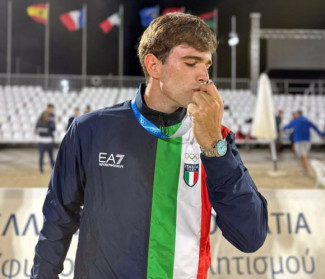 Gregorio Mazzanti medaglia d&#8217;argento con la Nazionale di beach handball