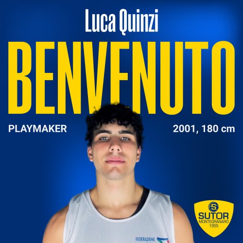 UFFICIALE: il play Luca Quinzi alla Sutor Montegranaro