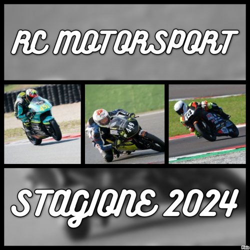 Programma stagione agonistica 2024 del team RC MOTORSPORT.