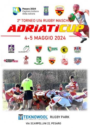Al Teknowool Rugby Park torna l&#8217;AdriatiCup: il torneo nazionale under 16