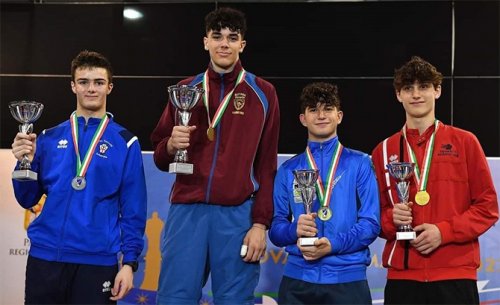 Federico Varone fantastico bronzo ai campionati italiani under 17 di spada