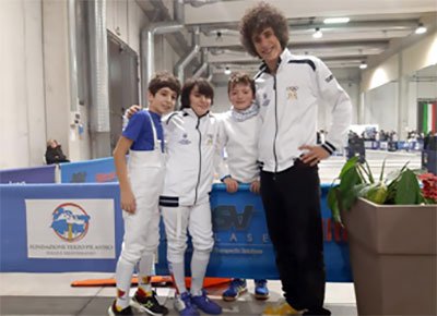 Scherma: Vercelli, prima prova nazionale della stagione per gli atleti U14 del Circolo Ravennate della Spada