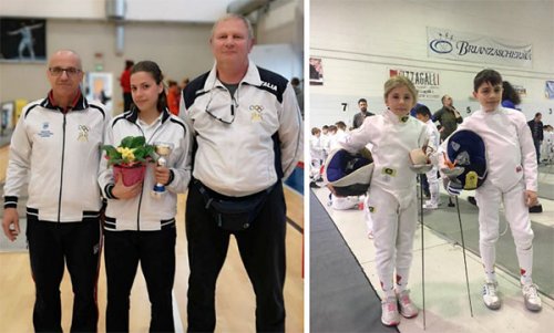 Sophia Eloisa Stella(Circolo Rvennate della Spada) bronzo alla coppa italia regionale.