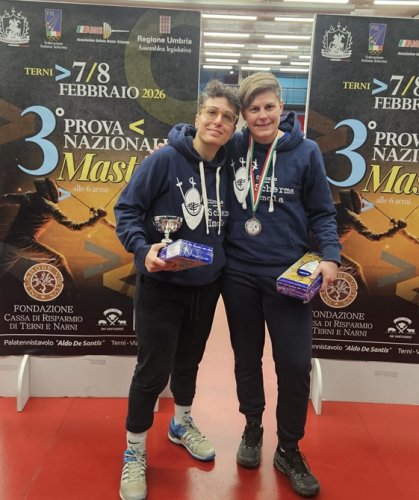 Giulia Sudano e Matteo Bertaccini sul podio alla prova nazionale master!