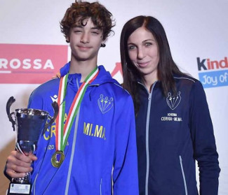 Scherma Cervia - bronzo al campionato italiano di categoria di spada per Lorenzo Feliciani