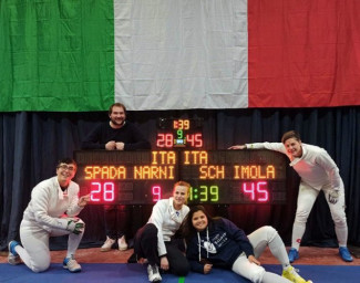 Capolavoro Circolo Scherma Imola, donne e uomini volano in serie C1