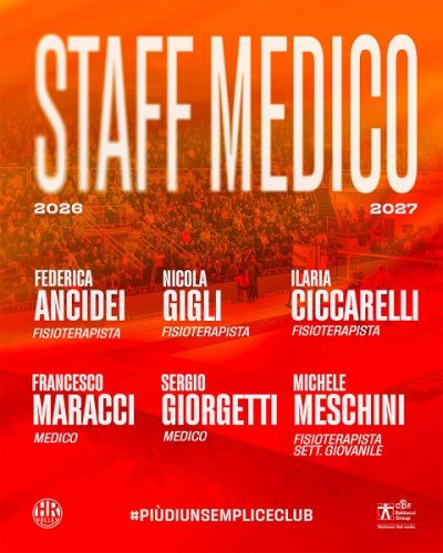 Definito lo staff medico-sanitario che seguir� le atlete della CBF Balducci HR Macerata