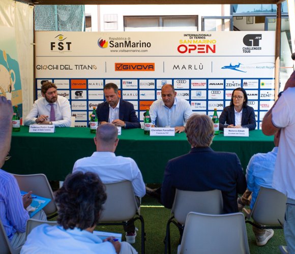 Presentati i 30esimi Internazionali di Tennis San Marino Open