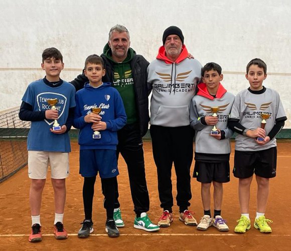 I vincitori del Galimberti tennis academy double tour rodeo