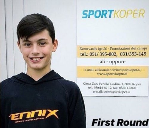 Fabio Leonardi raggiunge gli ottavi nel torneo Tennis Europe Under 12