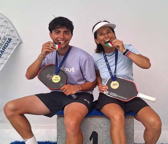 Tennis Club Faenza, Paola Tampieri e Andrea Bosi campioni italiani di doppio misto nel Pickleball