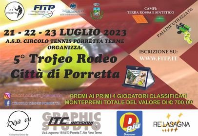 'Trofeo Citt di Porretta' dal 21 luglio al 23 luglio