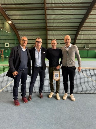 Filippo Volandri in visita al Circolo Tennis Reggio Emilia
