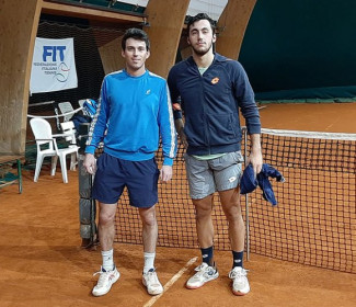 Marcello Serafini e Federico Bertuccioli conquistano le semifinali nel torneo Open di Natale del Tc Riccione