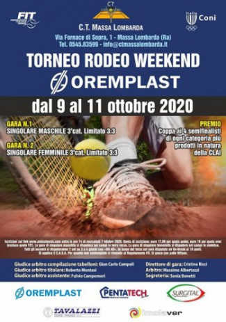 Al CT Massa Lombarda il torneo Oremplast