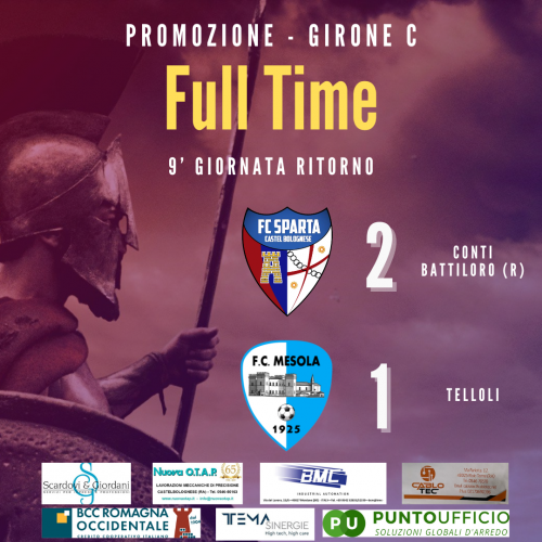 FC Sparta Castel Bolognese  Mesola 2-1
