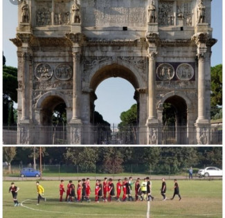 La Trebbia, la garra, e l'Arco di Trionfo