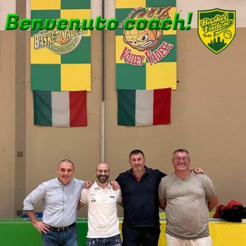 Il Basket Vadese ufficializza Maurizio Marinucci come capo allenatore