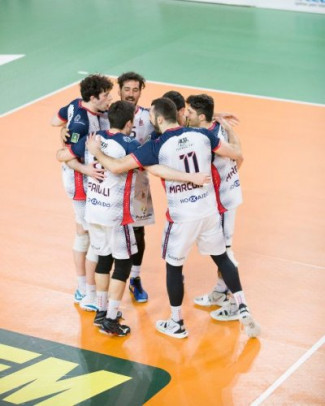 Tinet Prata di Pordenone- Geetit Pallavolo Bologna 3-1 ( 25-23; 25-17; 25-27; 25-21)