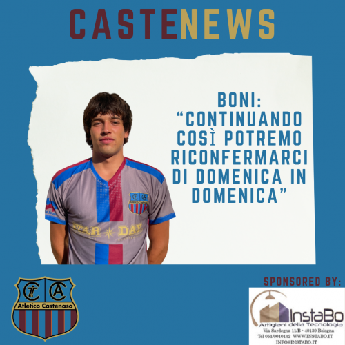 Boni (Atl. Castenaso): "Continuando cos potremo riconfermarci di domenica in domenica"