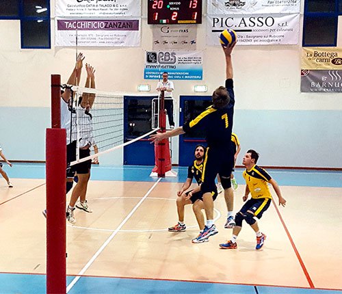 Rubicone In Volley vs Romagna Est Bellaria 1-3 (20-25, 25-17, 26-28, 23-25)