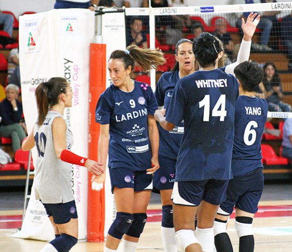 La Lardini cresce, buon test contro Perugia