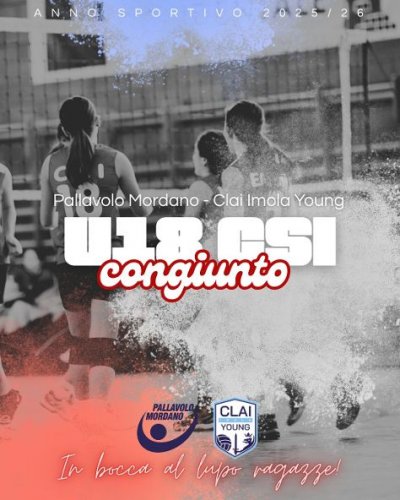 Csi Clai Imola  Young e Pallavolo Mordano in sinergia per il prossimo campionato  Under 18 Csi Clai Imola