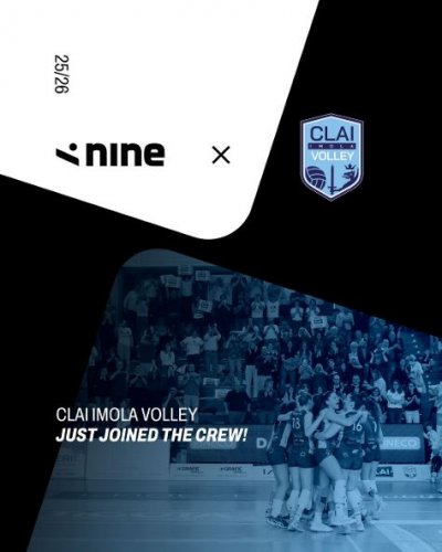 Ninesquared nuovo sponsor tecnico della Csi Clai Imola Volley