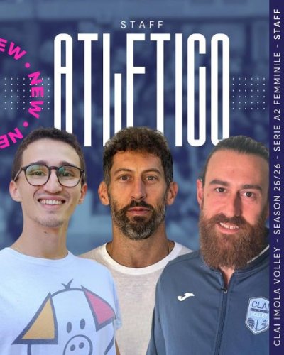 Csi Clai Imola Volley - Svelato lo Staff Atletico per la prossima stagione di Serie A2