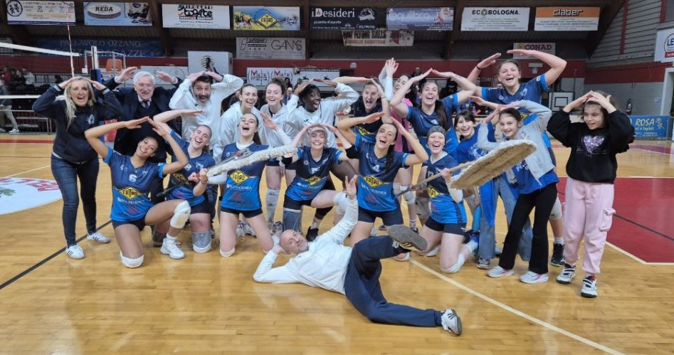 Fatro Ozzano- Volley Castelvetro 3-1 (25-15; 20-25; 25-21; 25-17)